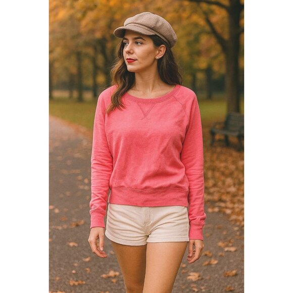 Xersion S Performancewear Neon Pink Activewear Long Sleeve Barbiecore Sweatshirt - Picture 1 of 11